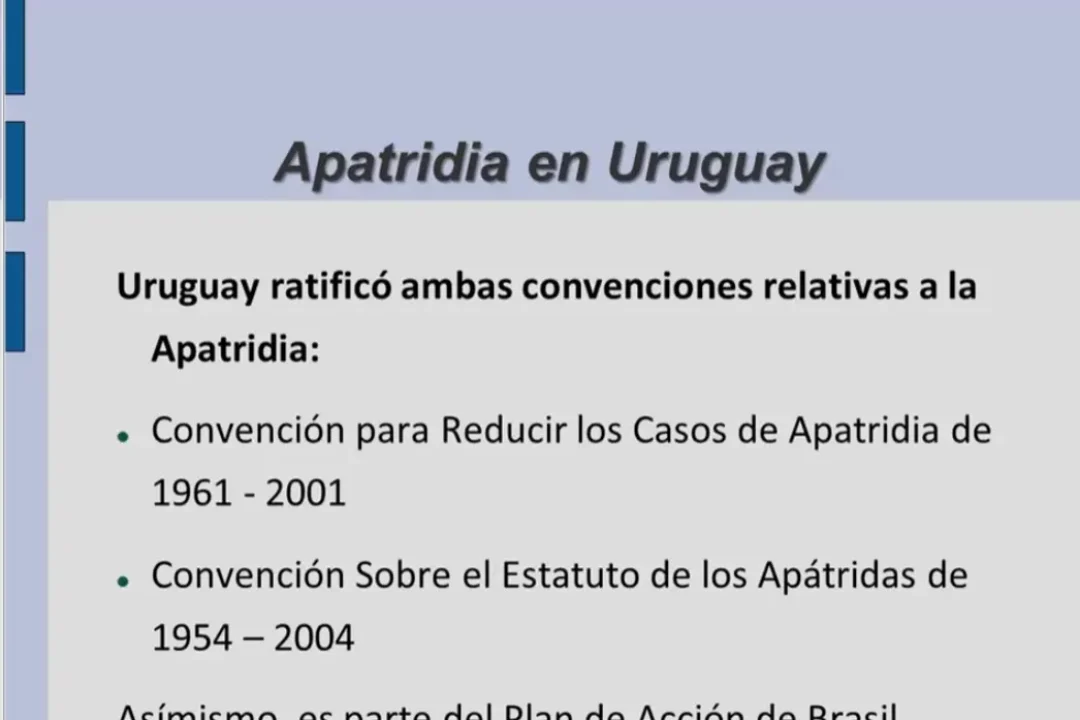 Red ANA - Webinar Series - La apatridia en Uruguay