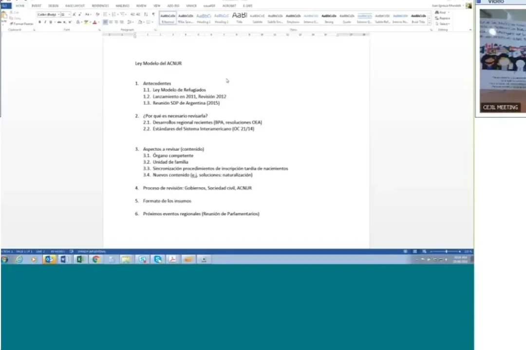 Red ANA - Webinar Series - Ley Modelo de Apatridia del ACNUR
